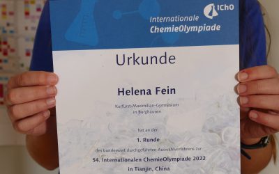 Erfolg bei der Internationale Chemie Olympiade