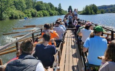 Schulausflug nach Regensburg zum Römerschiff